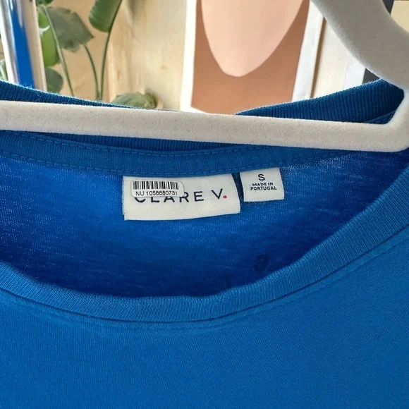 Blue Déjà Vu Clare V. T Shirt - Picture 5 of 6
